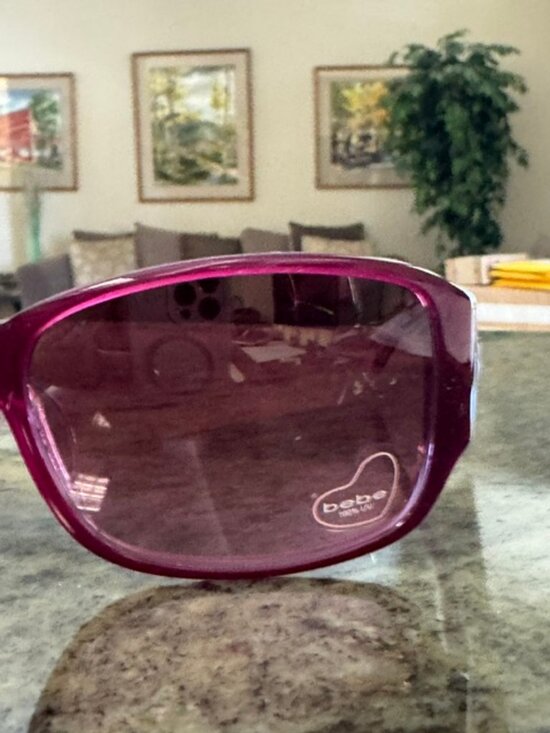Bebe Sunglasses BB7056 Deep Plum Gradiant Sunglasses Size 59-16-135 - NWT
